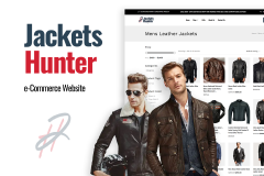 Jackets Hunter Ecommerce Website